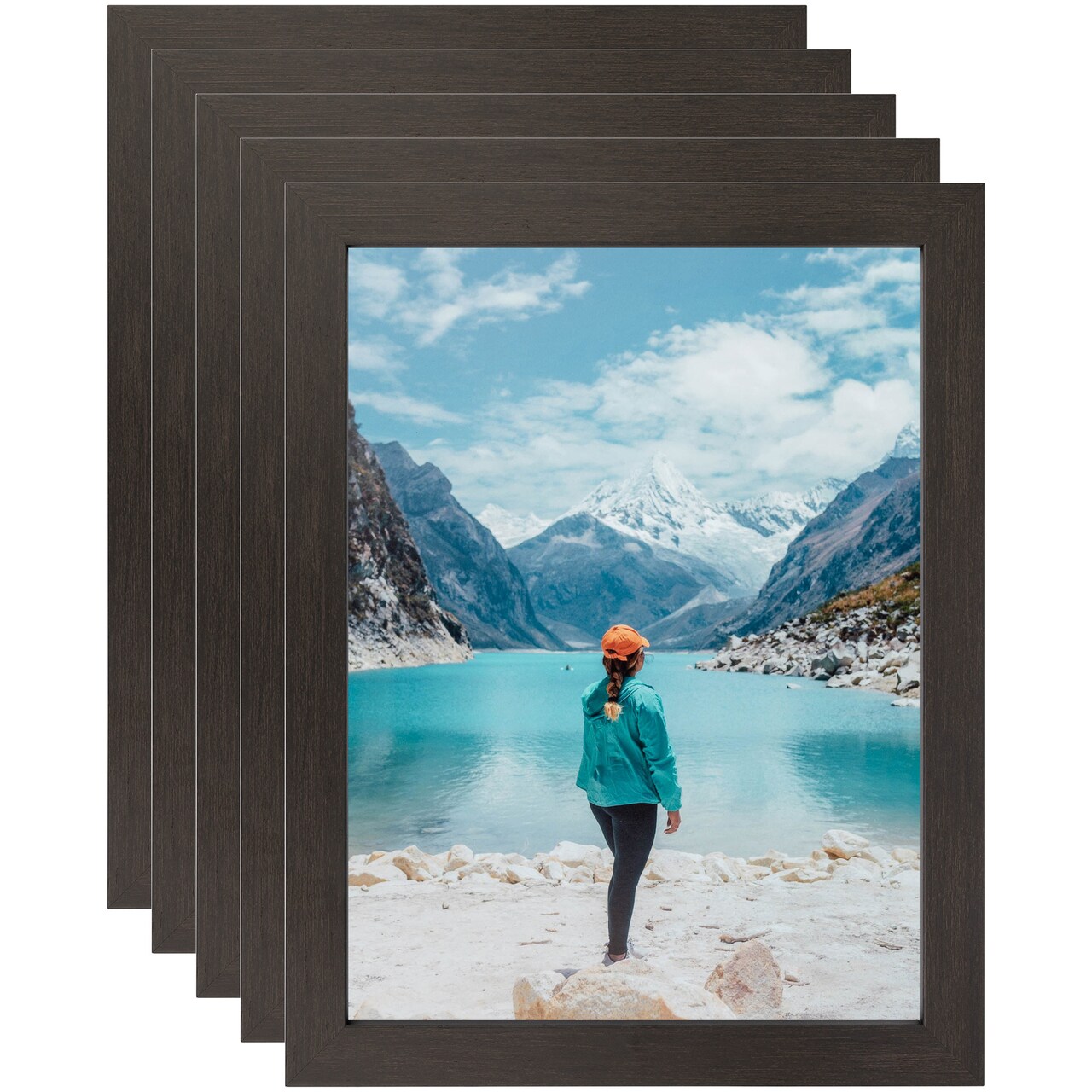 ArtToFrames 10x10 Inch Modern Picture Frame, Multi Pack, Comes with Regular Glass (WOMPack-46-10x10)